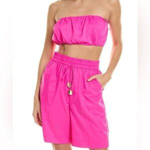 STAUD Fuchsia Women's Bermudas